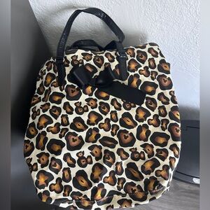 Disneyland Jungle Tote Bag with Mickey silhouettes